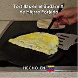 VIKO® Budare X de Hierro Forjado 28cm – Forged Iron Griddle 11" Venezuela