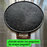 VIKO® Budare Plus arepas 26cm 10.2" griddle textured non-stick surface. Venezuela @vikogrills Gauchogrillx®