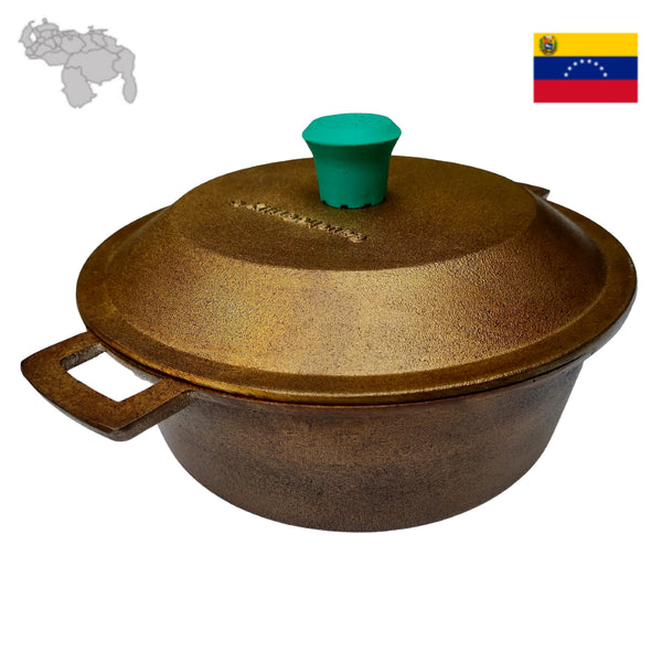 VIKO® Budare para arepas 14.2 in precurado 14 @vikogrills Plancha  Gauchogrillx® Hecho en Venezuela