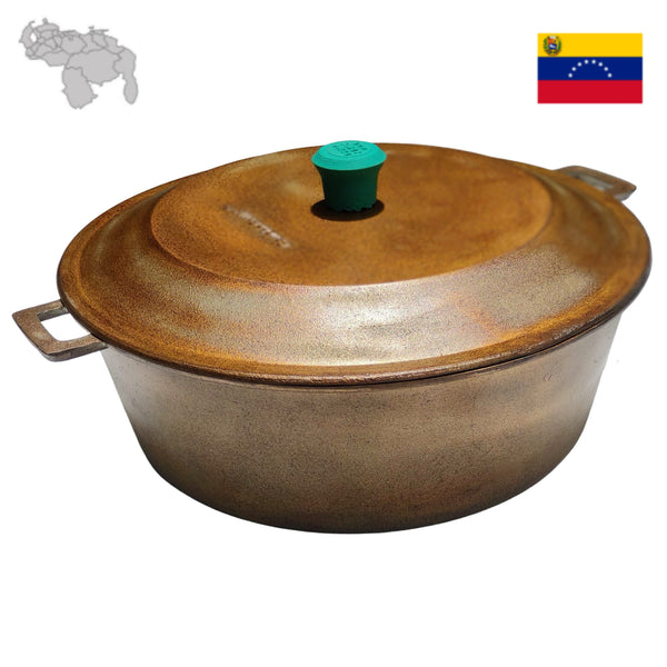 VIKO® Budare para arepas 14.2 in precurado 14 @vikogrills Plancha  Gauchogrillx® Hecho en Venezuela