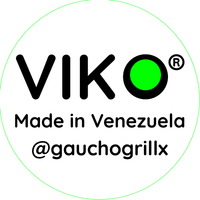 VIKO Caldero pre-curado  Ø36cm 7,6 lt  (Ø14" 8-quart GauchogrillX pre-seasoned Dutch Oven) Hecho en Venezuela